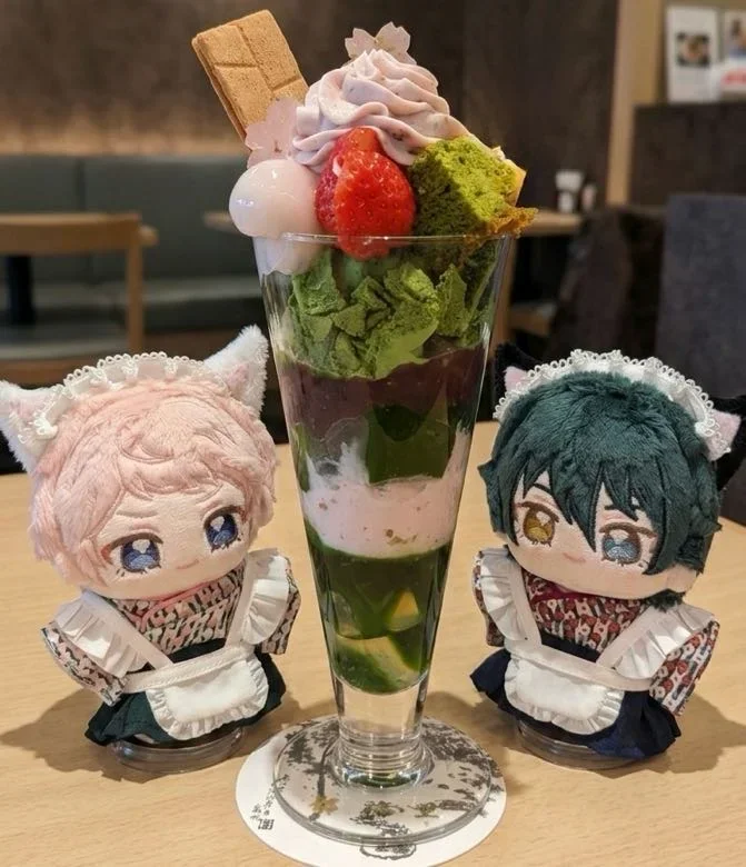 パフェ「花衣」とぬい