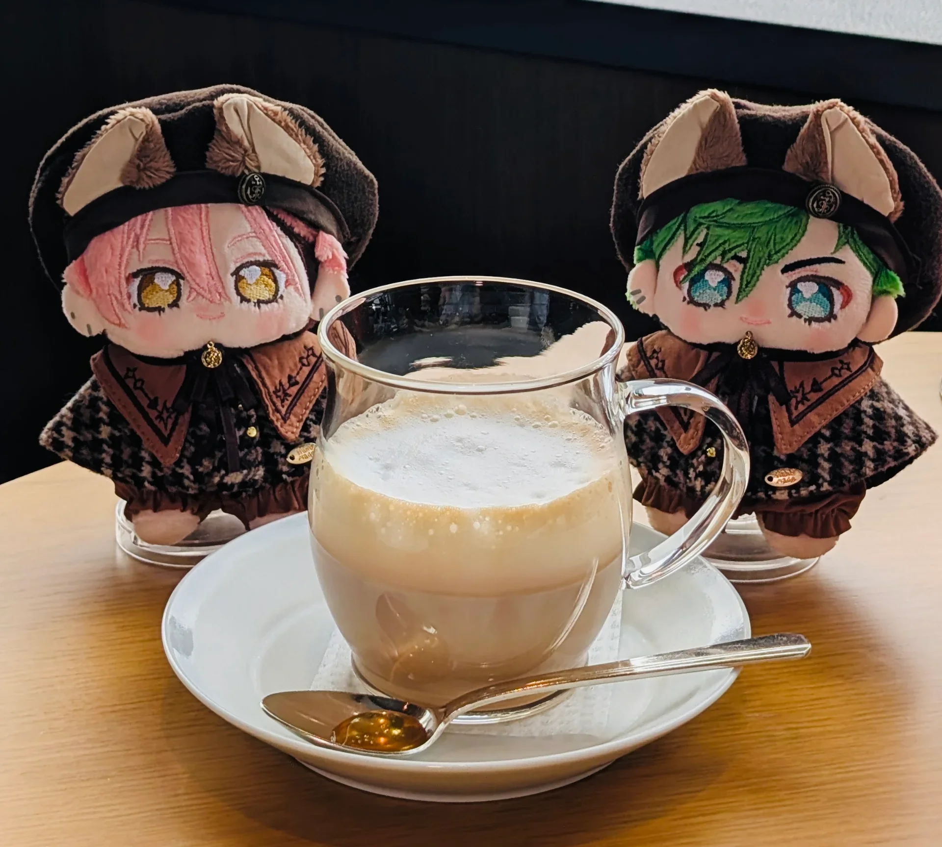 こちらはロイヤルミルクティー。フォームミルクが最高です。