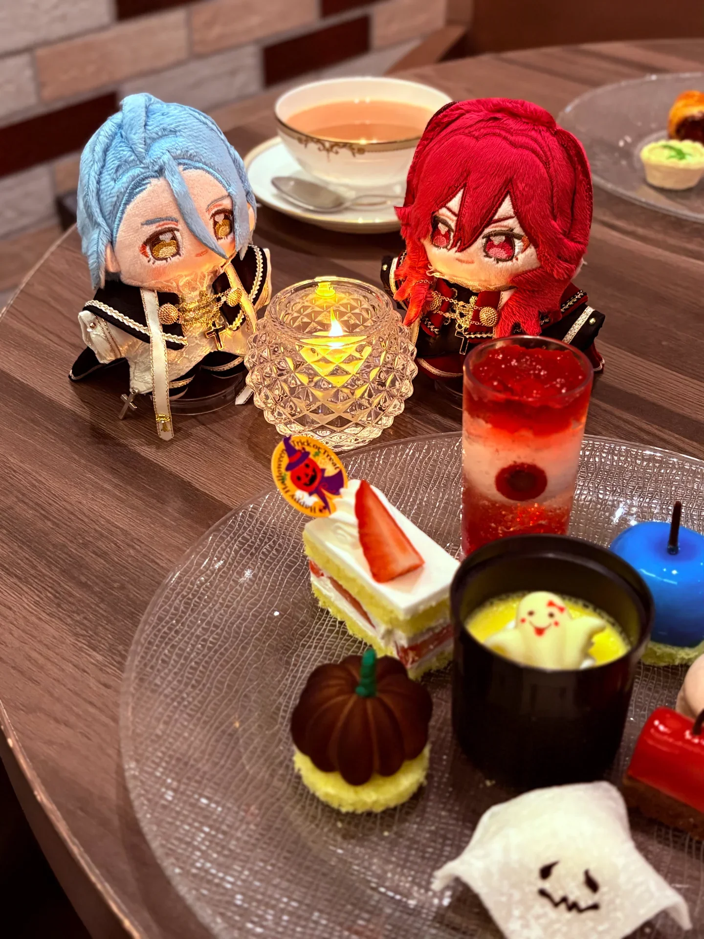ハロウィンモチーフのスイーツもしっかり撮れます