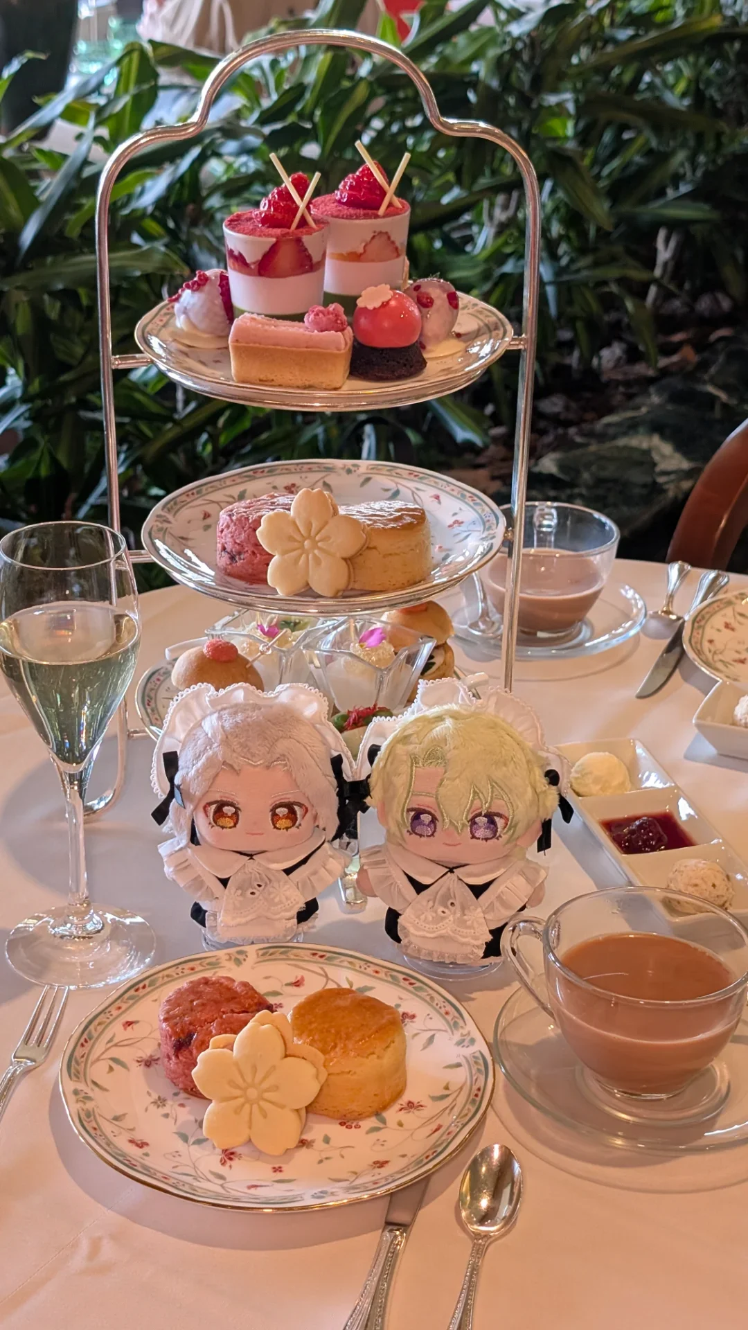 桜型のスコーンは可愛すぎて反則です