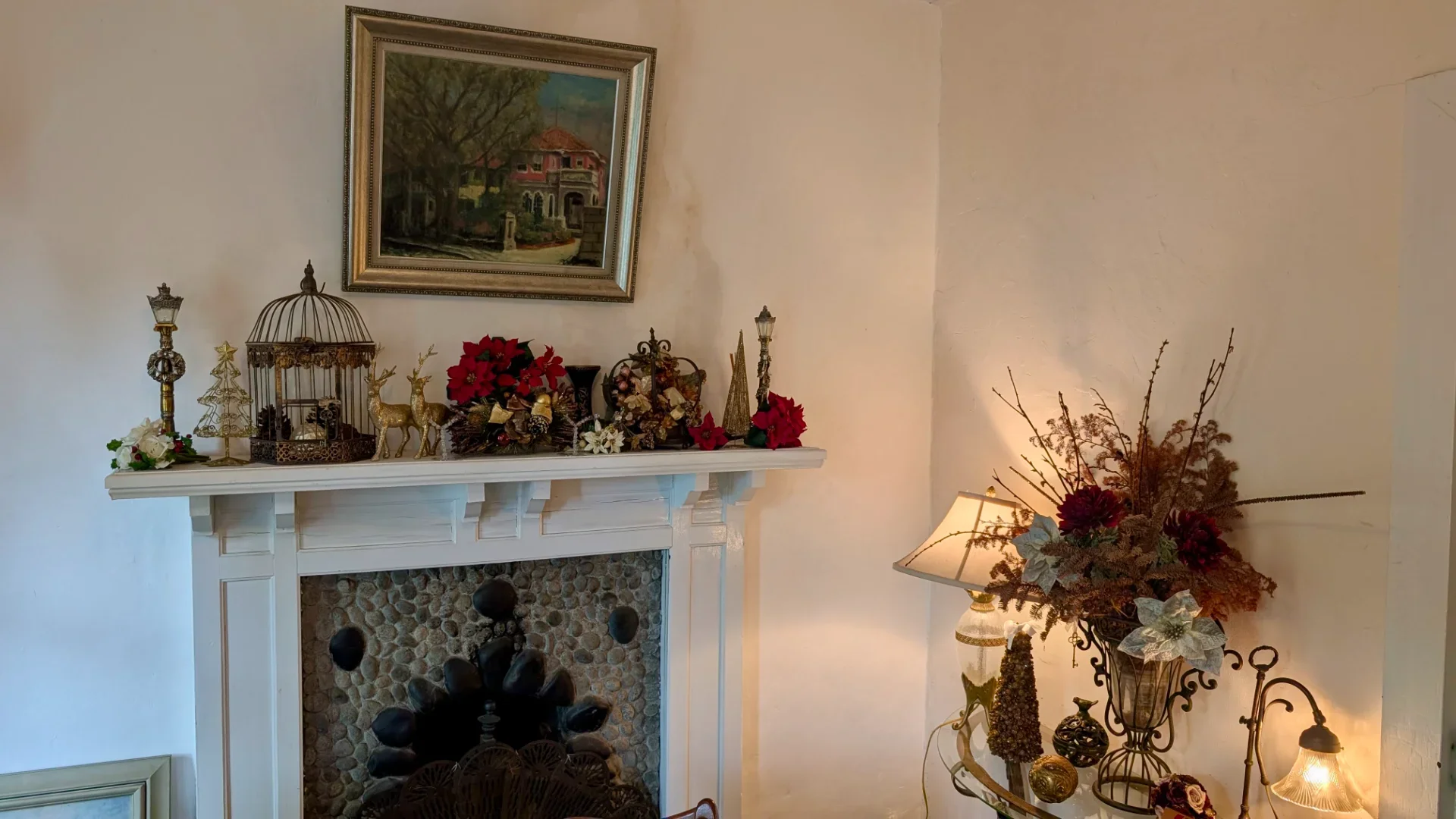 ホリデイシーズンだったため、クリスマス風