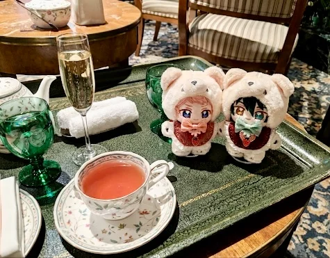 ぬい達はアフヌンに間に合わず・・・お茶だけしました。