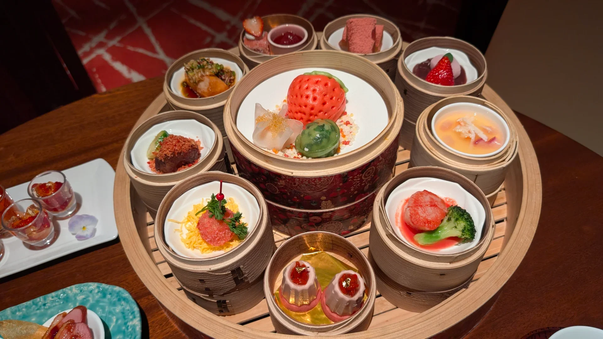 大きなせいろとぬいを一緒に撮りたい…！