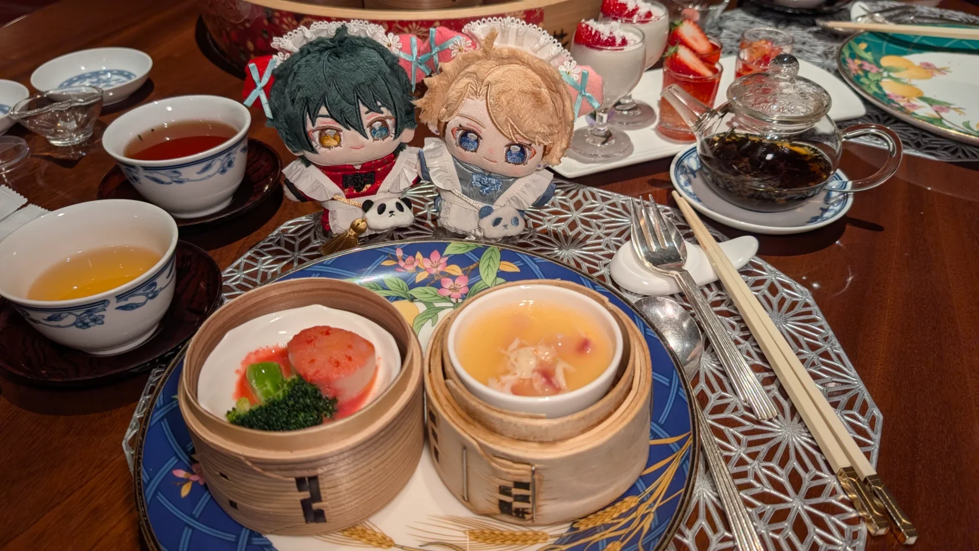 いろいろなお茶が楽しめます