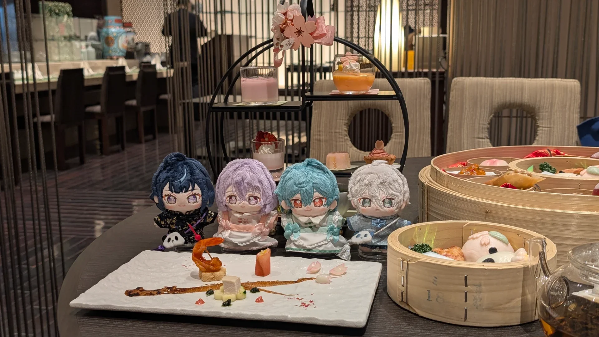 可愛いチャイナ風衣装で