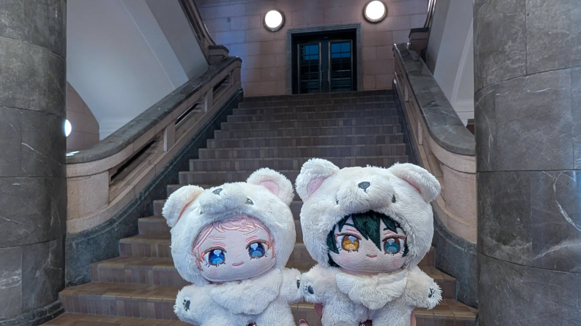 カフェの入った建物での一枚。