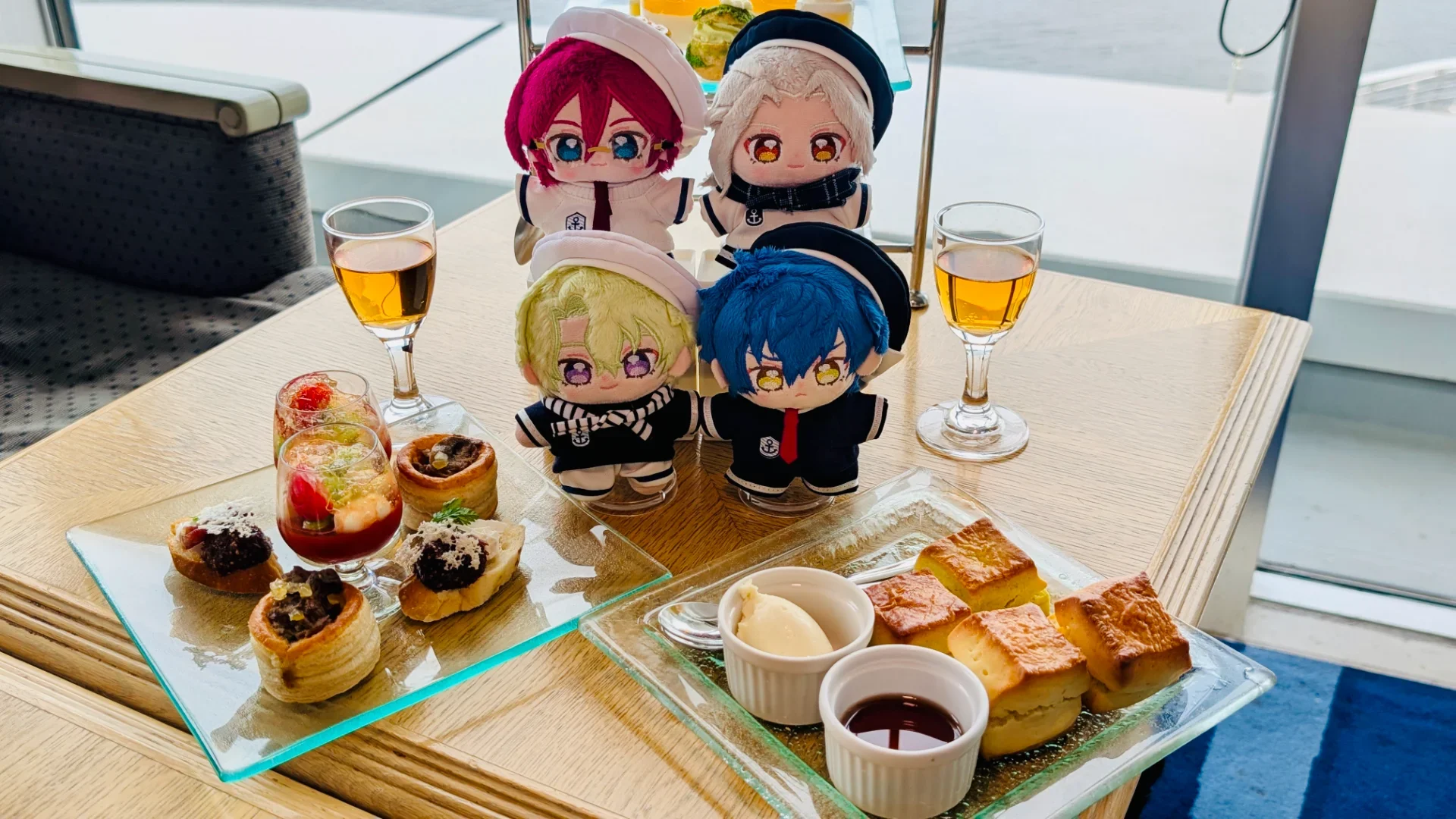全員マリンスタイルですが、細かなところを変えてみました
