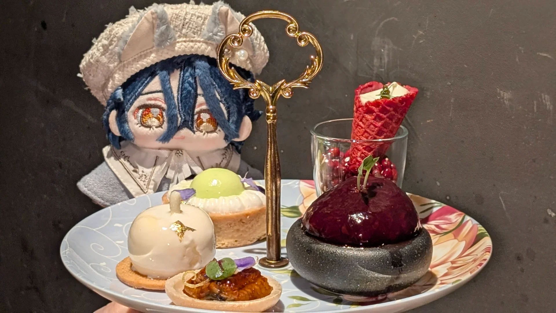 一番上のお皿に集約して撮影してみました